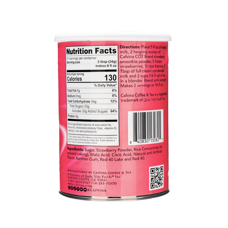 Strawberry Smoothie Powder