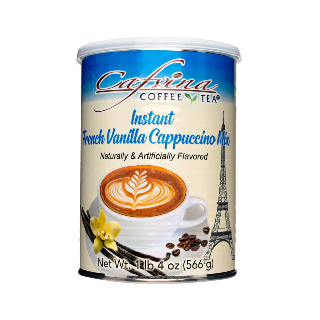Instant French Vanilla Cappuccino Mix Cafvina Coffee & Tea