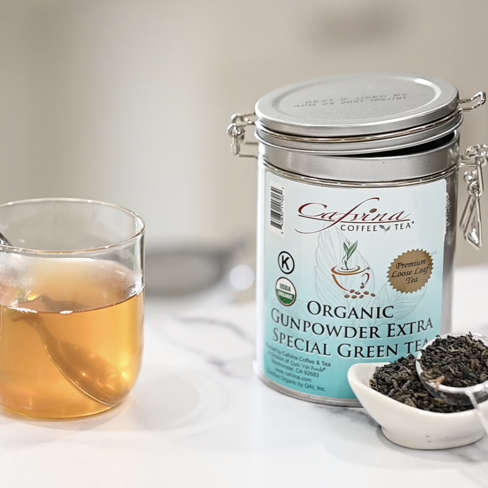 Organic Gunpowder Extra Special Green Tea