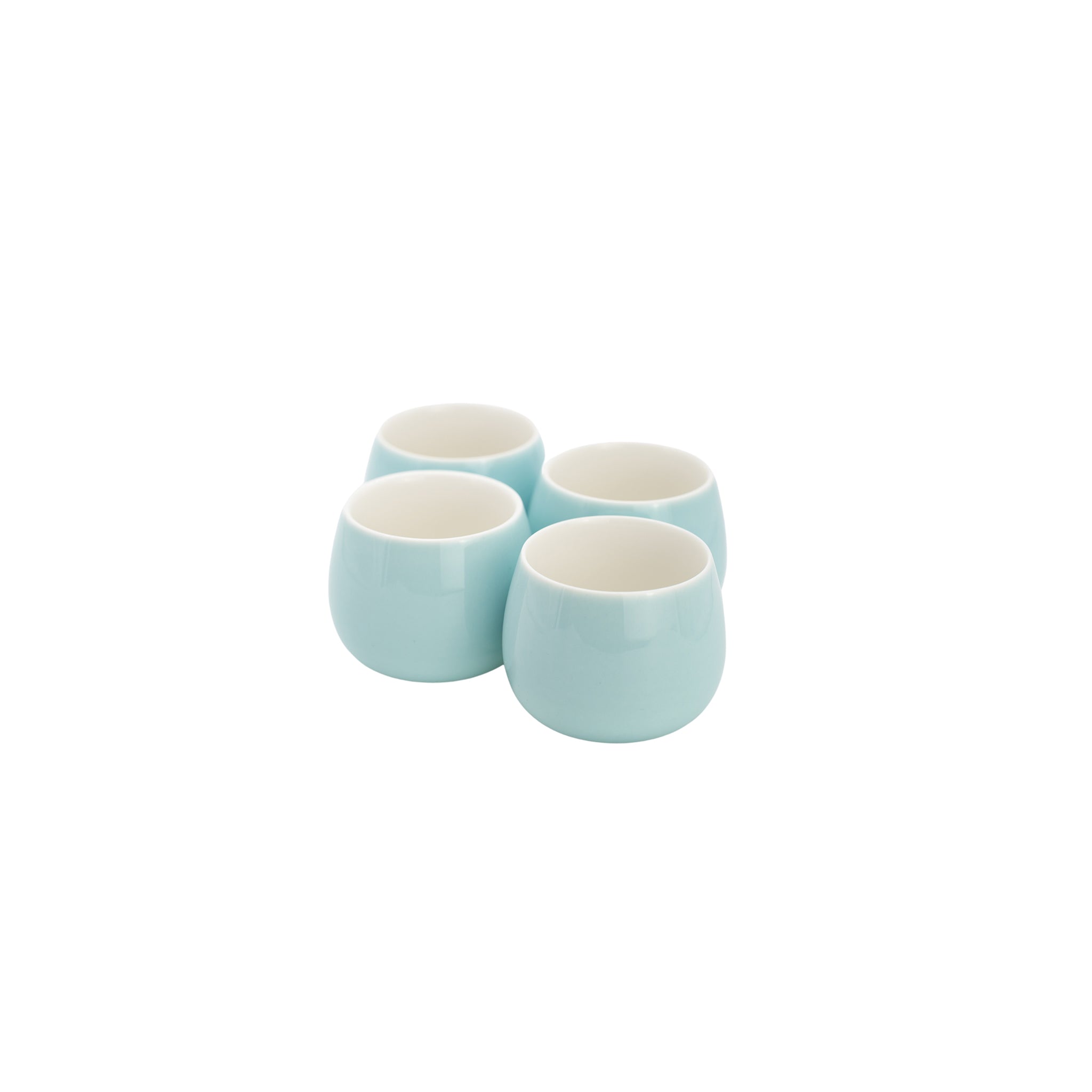 Tea Pot Set (Blue) with Organic Japanese Matcha Genmaicha Tea Bundle
