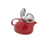 Tea Pot Set (Red) with Organic Jasmine Extra Special Green Tea